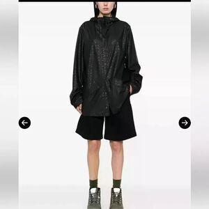 Rain Logo Print rain jacket NWT XL